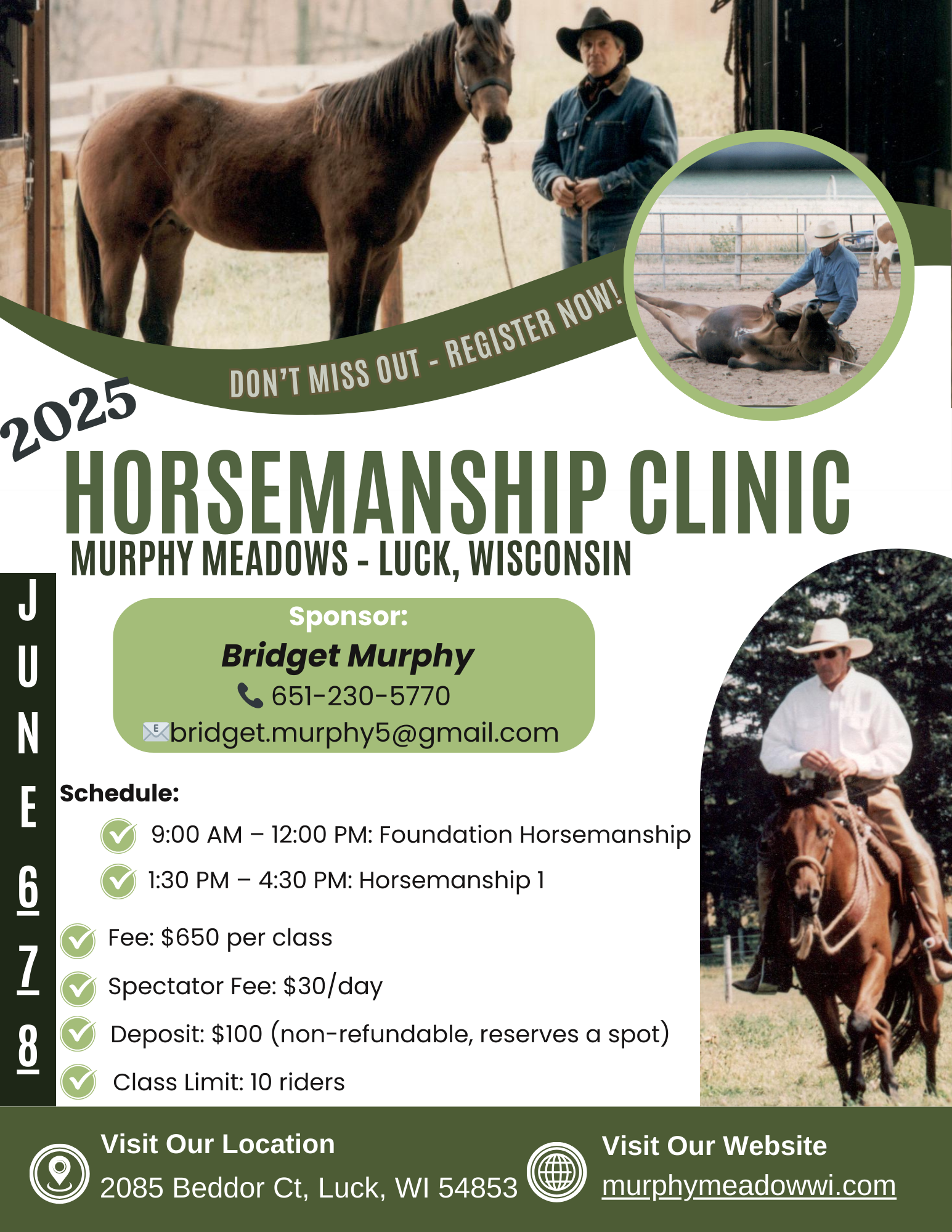 Horsemanship Clinic at Murphy Meadows